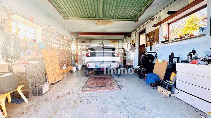 Garage groß / Grube / Kettenzug / Kipptor / Anbau