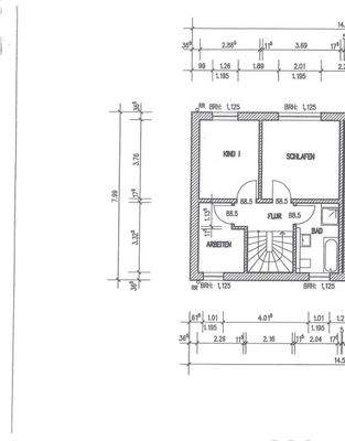 Grundriss Obergeschoss