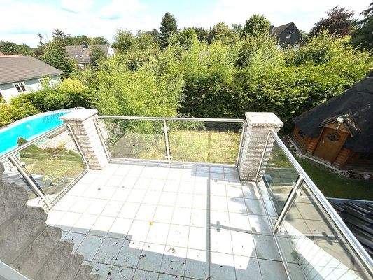 Blick vom Westbalkon