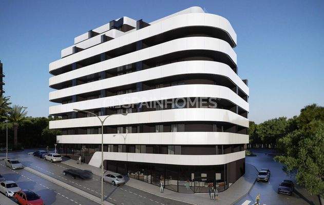 Sea View Flats Near Arenal-Bol Beach in Calpe