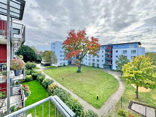 Ausblick vom Balkon