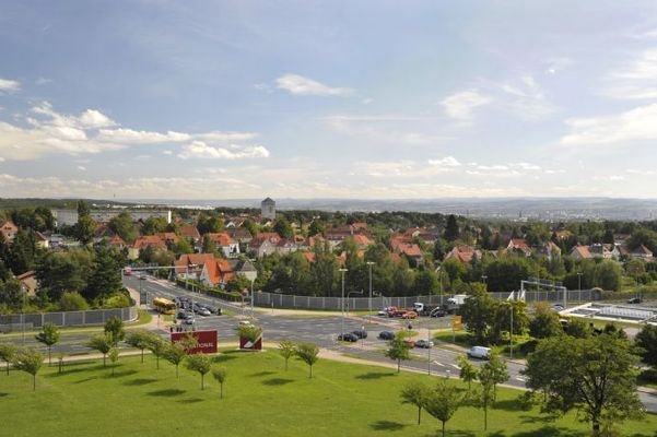 Aussicht auf die Hermann-Reichelt-Straße