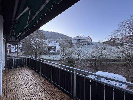 Blick vom Balkon nach Osten