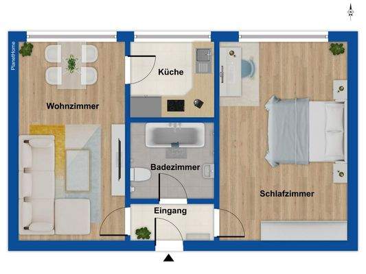 Grundriss 1. Obergeschoss