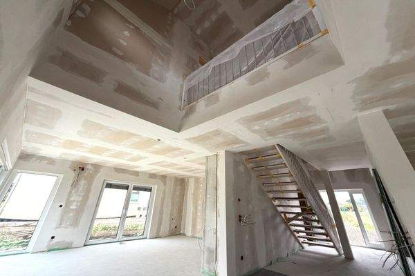 EG Wohnküchenbereich mit Blick zur Galerie