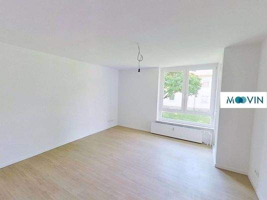 Ansicht II: Wohn- und Esszimmer