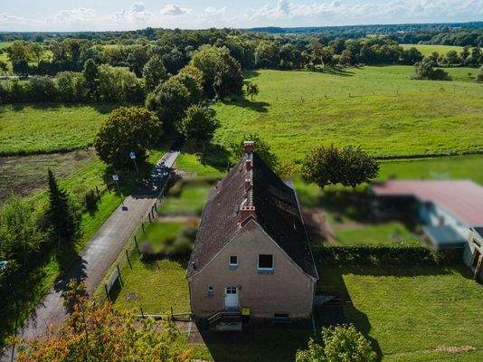 Luftbild Haushälfte