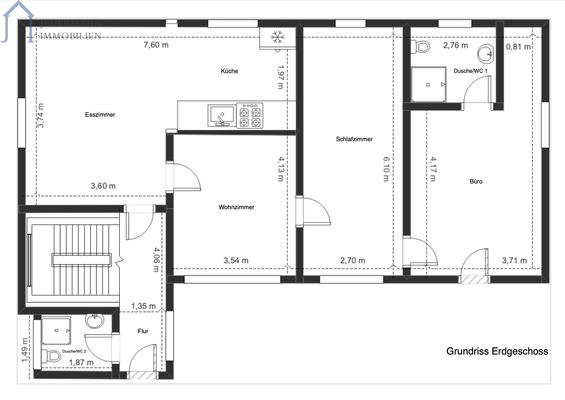 Grundriss Ergeschoss