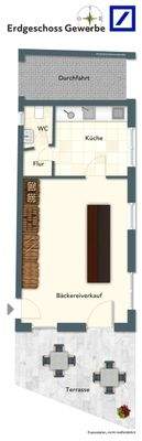 Grundriss Erdgeschoss Gewerbe