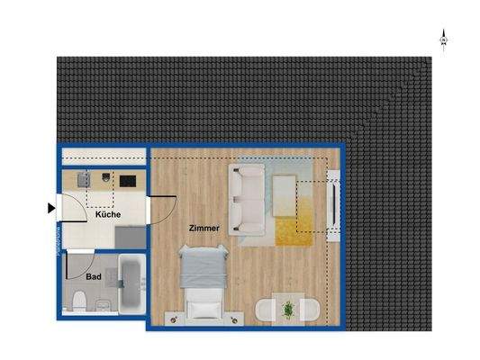 Grundriss Wohnung 3