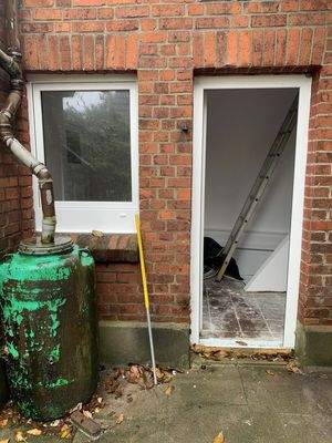 Eingang Keller / Abstell