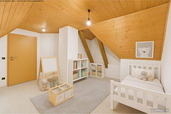 Kinderzimmer oben - virtuelle Einrichtung
