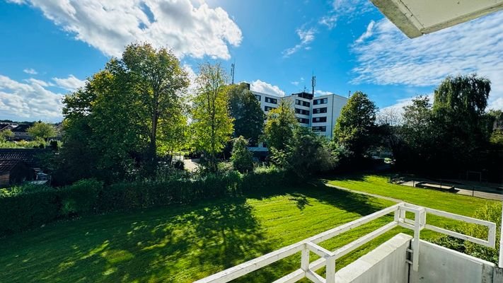 Ausblick vom Balkon