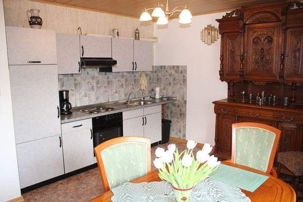 Die Wohnungen haben große Küchen