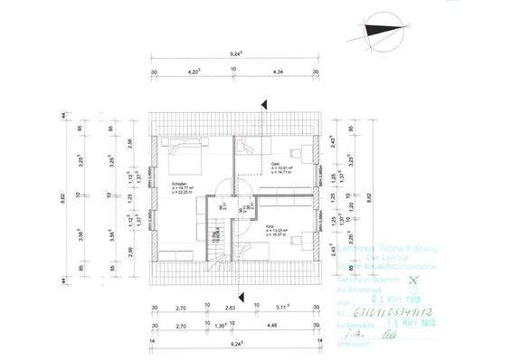 Grundriss Dachgeschoss