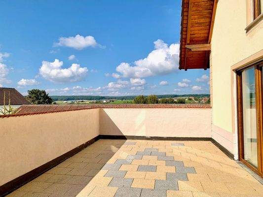Terrasse mit Ausrichtung nach West-Südwest