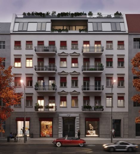 Charmante Altbauwohnung im luxussanierten Altbau mit großer Wohnküche