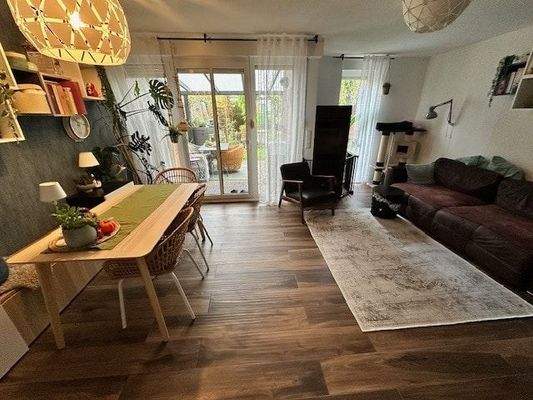 Blick in das Wohnzimmer