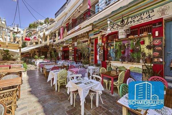 Kreta - Restaurant mit Zimmer und Laden im Herzen von Agia Galini