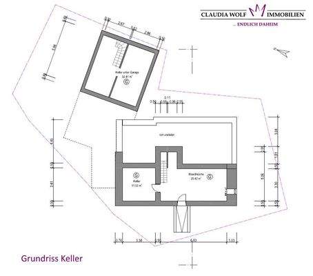Grundriss Untergeschoss
