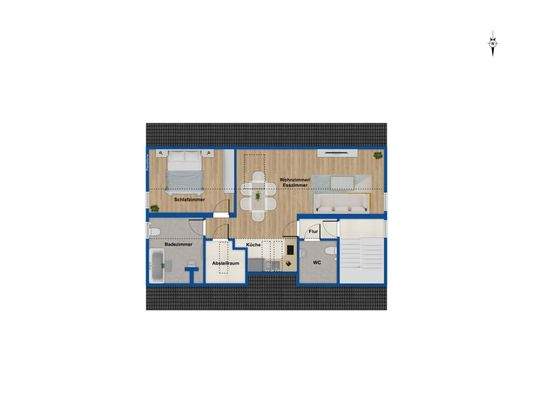 Grundriss Dachgeschoss