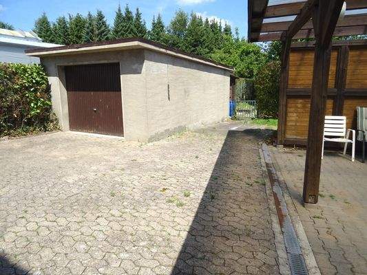 Garage, Gartenzugang