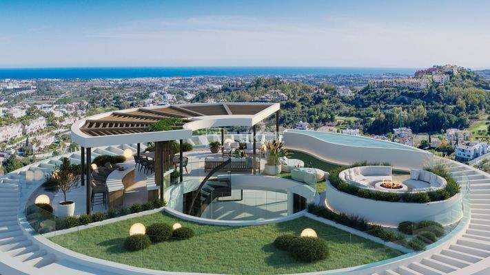 Sea View Flats with Luxury Design in Benahavis