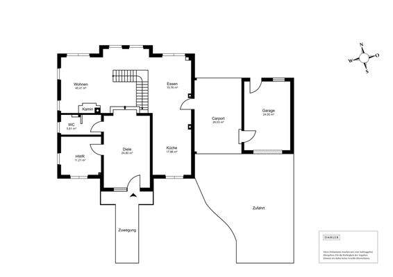 Grundriss Erdgeschoss