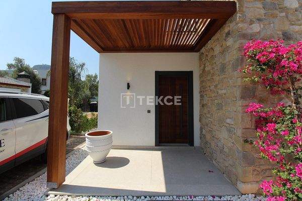 Detached Stylish Houses with Pool and Garden in Bodrum Turkey