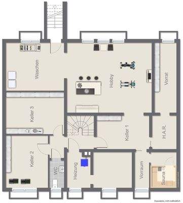 Grundriss Kellergeschoss