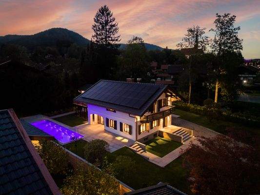 Luftaufnahme vom Landhaus