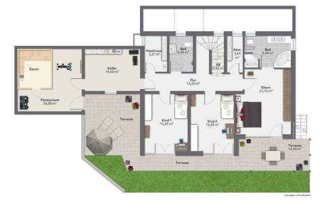 Grundriss Untergeschoss