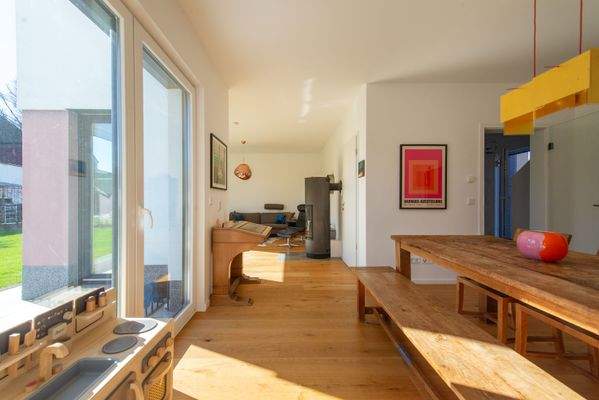 Essbereich Richtung Wohnzimmer