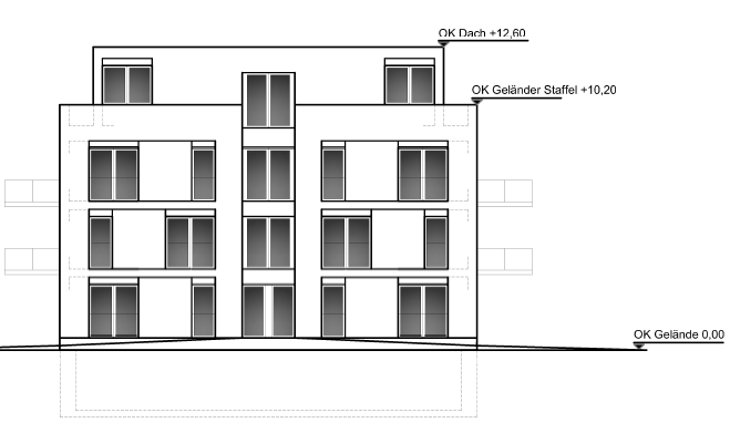 Ansicht der Bauvoranfrage