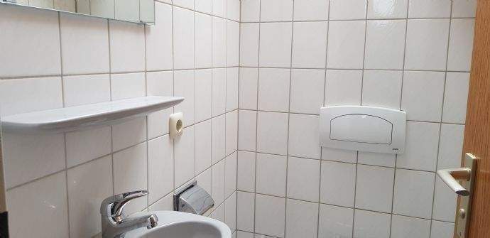 Gäste-WC, neue Fliesen, neues Dachflächenfenster