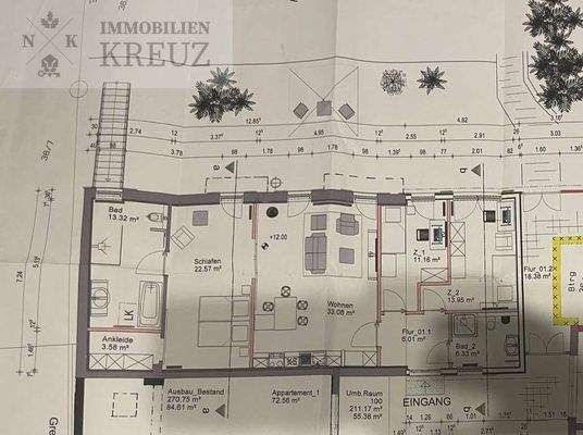 Grundriss Wohnung Erdgeschoss