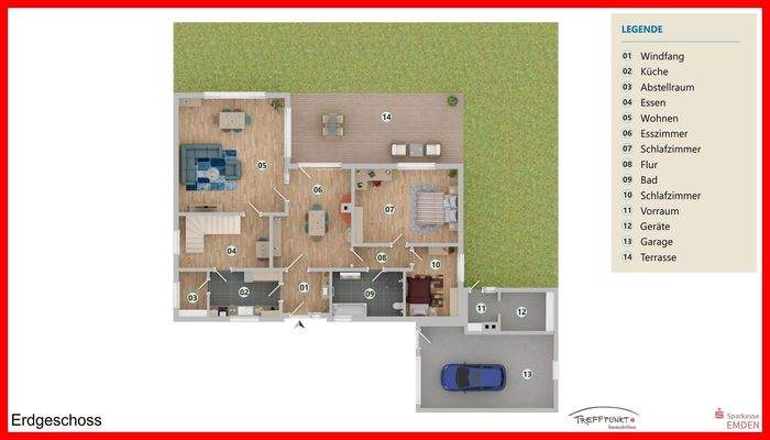 Grundriss Erdgeschoss