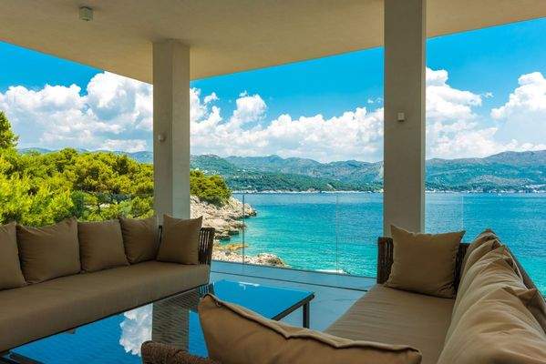 Terrasse mit Meerblick