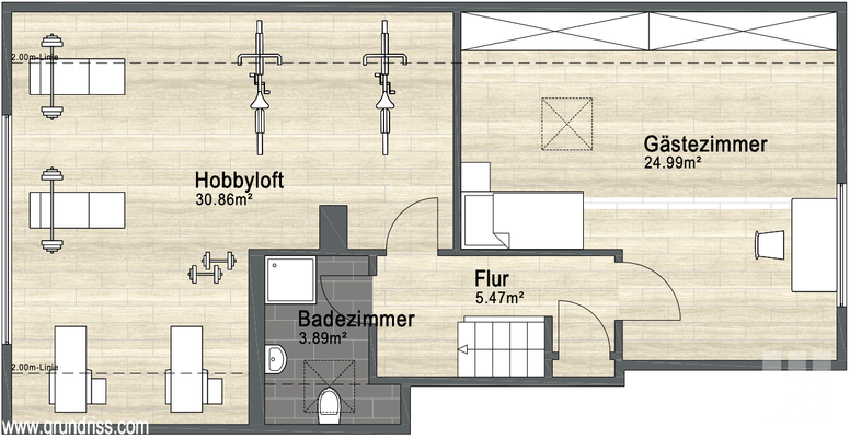 Grundriss Dachgeschoss