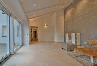 Wohnbereich mit Sichtbeton