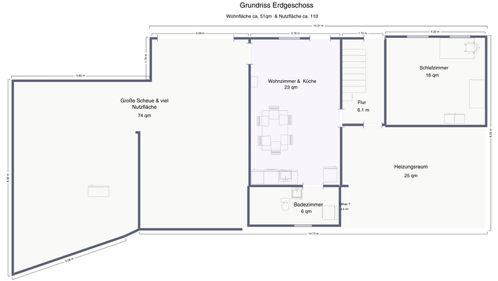 Grundriss Erdgeschoss