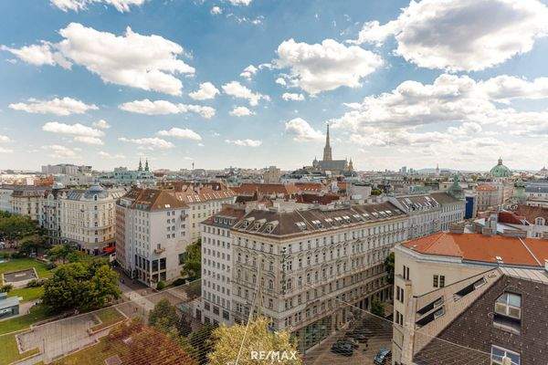 Wienblick von Dachterrasse