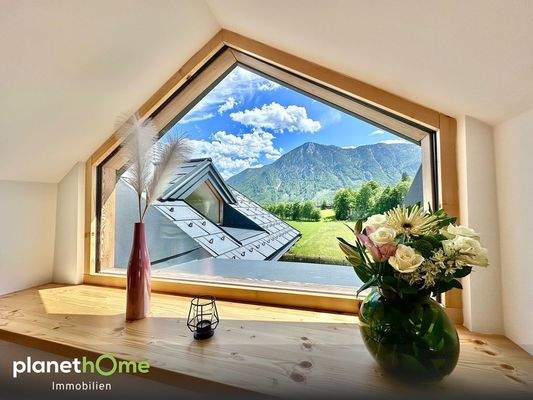 Schlafzimmer mit Panoramablick