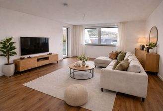 Wohnzimmer mit Homestaging