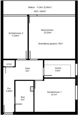 Grundriss roter Hahn 30