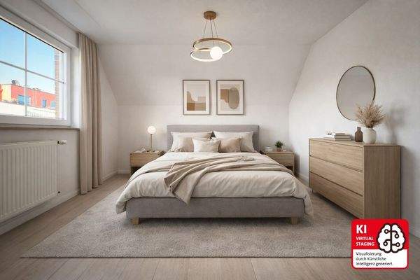 Schlafzimmer visualisiert