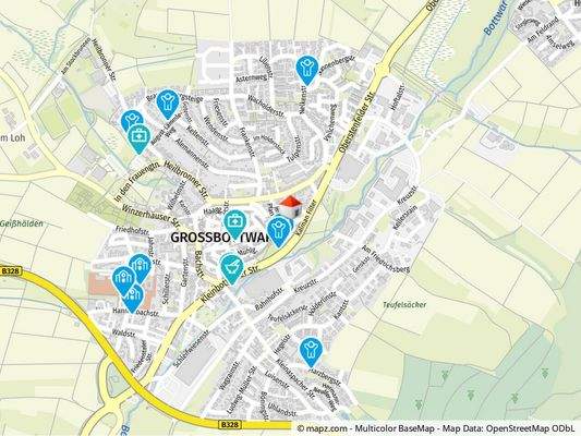 Geolyzer Kartenausschnitt