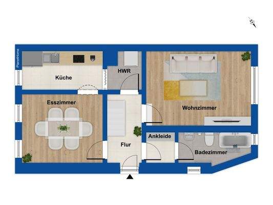 vorderes Haus Erdgeschoss