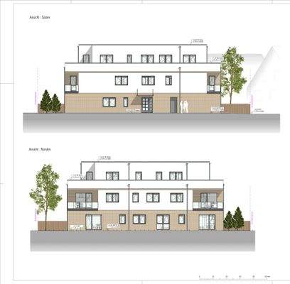 Ansichten Süd und Nord