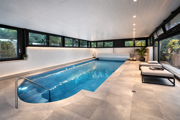 Schwimmbad Visualisierung